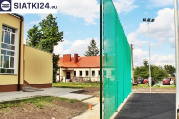 Siatki Boguszów-Gorce - Zielone siatki ze sznurka na ogrodzeniu boiska orlika dla terenów Boguszowa-Gorców